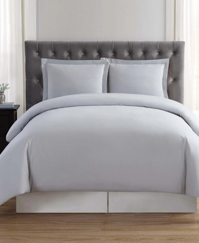 Truly Soft Everyday King Duvet Set Bedding In Silver Grey