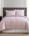 Truly Soft Everyday Reversible 3-pc. Comforter Set, Full/queen In Blush And Lavender