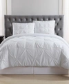 TRULY SOFT PLEATED KING COMFORTER SET