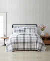 Cottage Classics Plaid 2-piece Quilt Set, Twin/twin Xl In White