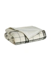 LONDON FOG POPCORN PLAID PLUSH 60" X 50" THROW