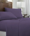 Ienjoy Home Expressed In Embossed By The Home Collection Chevron 4 Piece Bed Sheet Set, Queen Bedding In Purple Chevron