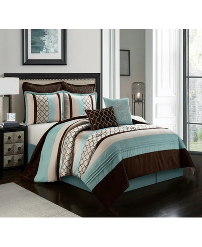 Nanshing Sydney 8-piece King Comforter Set Bedding In Multi