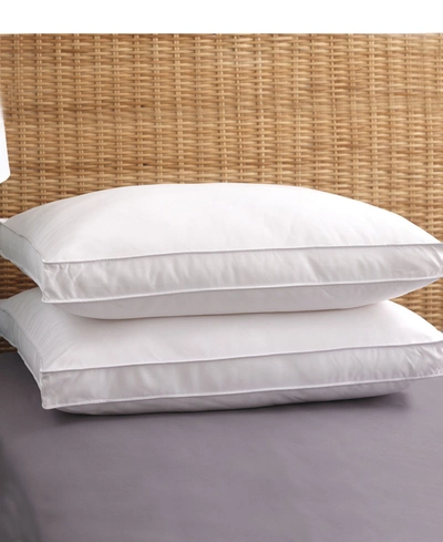Allied Home Pure Weave Allergen Barrier 2" Gussett Down Alternative Pillow, Standard In White