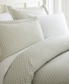 Ienjoy Home Elegant Designs Patterned Duvet Cover Set, King/california King In Grey Quatrefoil