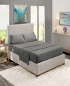 Nestl Bedding Premier Collection Deep Pocket 4 Piece Sheet Set, King In Aqua