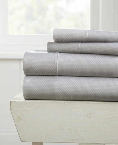 Ienjoy Home The Boho & Beyond Premium Ultra Soft Pattern 4-pc. Sheet Set, Queen In Grey Hearts