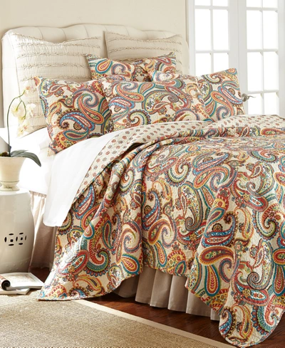 Levtex Alyssa Paisley Reversible Twin Quilt Set In Multi