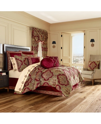 J Queen New York J Queen Maribella Crimson Queen Comforter Set Bedding