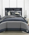 NAUTICA RENDON REVERSIBLE 3-PIECE DUVET COVER SET, KING