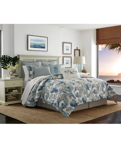 Tommy Bahama Home Raw Coast California King 4-pc. Comforter Set In Blue