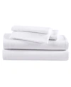 Eddie Bauer Solid 100% Cotton Flannel 4-piece Sheet Set, Full In Light Gray