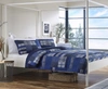 Eddie Bauer Eastmont Reversible 3-pc. Quilt Set, Full/queen In Navy
