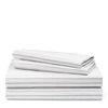 Ralph Lauren Spencer Striped Queen Sheet Set Bedding In Stone Grey