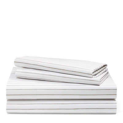 Lauren Ralph Lauren Spencer Stripe Sheet Set, California King In Stone Grey
