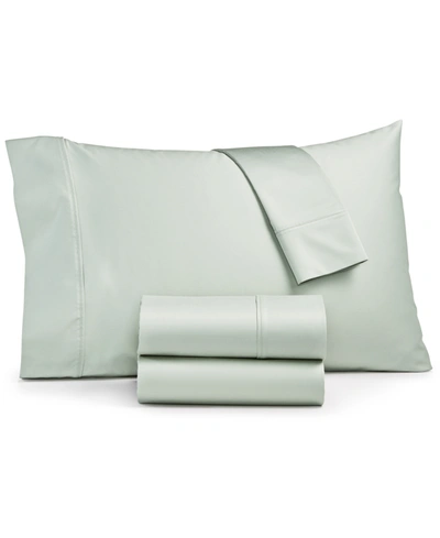 Sunham Ashford Solid 1500 Thread Count 4 Pc. Sheet Set, California King In Sage