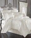 J Queen New York Bianco California King 4-pc. Comforter Set Bedding In White