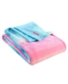 BETSEY JOHNSON CLOSEOUT! BETSEY JOHNSON OMBRE ULTRA SOFT PLUSH BLANKET, FULL/QUEEN