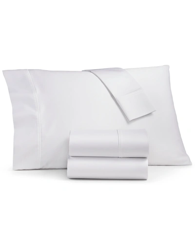 Sunham Ashford Solid 1500-thread Count 4-pc. Extra Deep Sheet Set, Queen Bedding In White