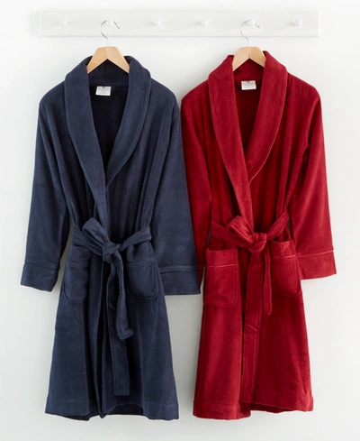 Hotel Collection Finest Modal Robe, Luxury Turkish Cotton, Created For Macy's In Navy