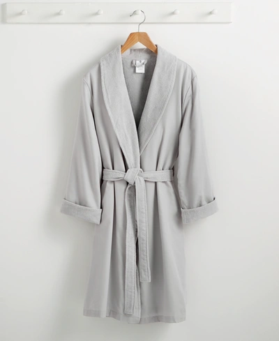 Hotel Collection Cotton Spa Robe, Created For Macy's In Grey Slate