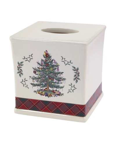 Spode Tartan Tissue Box Cover Bedding In Multi