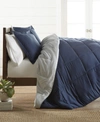 Ienjoy Home All Season Lightweight Down Alternative Reversible 3-pc. Comforter Set, Full/queen In Navy