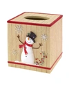 Avanti Friends Gather Tissue Box Cover Bedding In Multi