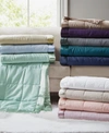 Madison Park Windom Lightweight Down Alternative Satin Trim Blanket, King In Teal