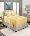 Nestl Bedding Extra Deep Pocket 6-pc. Sheet Set, Full In Vanilla Yellow