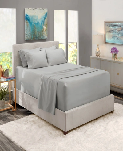 Nestl Bedding Extra Deep Pocket 6-pc. Sheet Set, Full In Silver-tone Light Gray