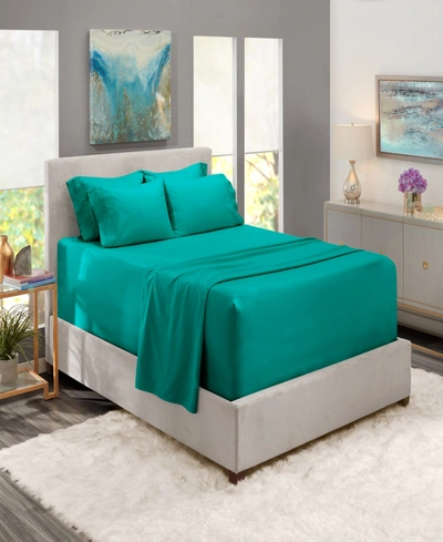 Nestl Bedding Extra Deep Pocket 6-pc. Sheet Set, Full In Teal Blue