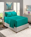 Nestl Bedding Extra Deep Pocket 6-pc. Sheet Set, King In Teal Blue