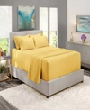Nestl Bedding Extra Deep Pocket 6-pc. Sheet Set, King In Custard Mellow Yellow