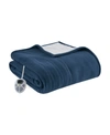 Serta Electric Reversible Fleece To Sherpa Blanket, King In Blue