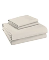 PURITY HOME 100% COTTON PERCALE 4 PC SHEET SET FULL