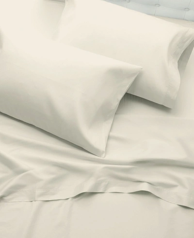 Purity Home Solid 400 Thread Count Standard Pillowcase Set, 2 Pieces In Ivory