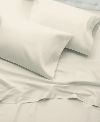Purity Home 400 Thread Count Cotton Percale 2 Pc Pillowcase Standard In Ivory