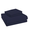 PURITY HOME ULTRA LIGHT 144 THREAD COUNT TWIN SHEET SET, 3 PIECES
