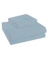 Purity Home 300 Thread Count Brushed Cotton Percale 4-pc. Sheet Set, Full In Aqua