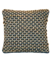 Boho Living Jada Jute Decorative Pillow, 20" X 20" In Indigo