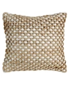 Boho Living Jada Jute Decorative Pillow, 20" X 20" In White