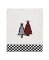 AVANTI TIS THE SEASON HOLIDAY PLAID COTTON HAND TOWEL, 16" X 30"