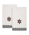 AVANTI TIS THE SEASON HOLIDAY PLAID FINGERTIP TOWEL SET, 18" X 12"