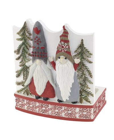 Avanti Christmas Gnome Toothbrush Holder Bedding In Multicolor