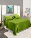 Nestl Bedding Extra Deep Pocket 7-pc. Sheet Set, King Split In Calla Green