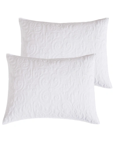 LEVTEX SHERBOURNE QUILTED STITCH 2-PC. SHAM SET, KING