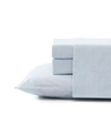 Tommy Bahama Home Closeout! Ala Moana Stripe Cotton Percale 4 Piece Sheet Set, Queen Bedding In Open Blue