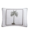 Tommy Bahama Home Tommy Bahama Palm Island Cotton Sham, King Bedding In Open Gray