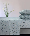 Tribeca Living Floryn 170-gsm Flannel Extra Deep Pocket 3 Piece Sheet Set, Twin Xl In Light Blue